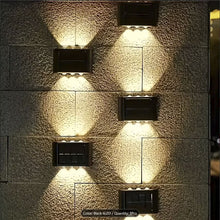 4-pk 30-Lumen 1-Watt Black Solar LED Outdoor Deck Light - Warm Color