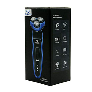 Blue 3-1 Electric Men Shaver Trimmer Portable Travel Kit - 3 pcs