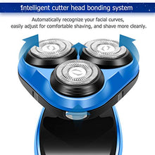 Blue 3-1 Electric Men Shaver Trimmer Portable Travel Kit - 3 pcs