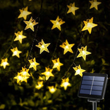 23" 50 Solar Star String LED Light Patio Garden Yard Decor - Warm Color