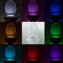 White Motion Activate Sensor Toilet LED Night Light - 2 pks
