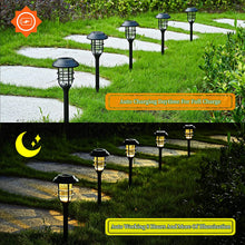 8 pks Solar Garden ABS Garden Pathway Walkway Lawn Patio Light - Cool White