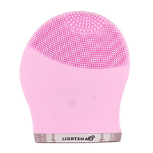 Pink Ultrasonic Facial Cleanser Cleaner Scrubber Cleaner Women Men Travel Portable