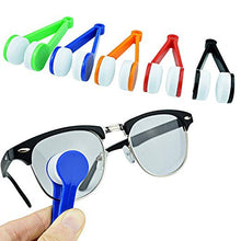 5 PKS-Mini Sun Glasses Eyeglass Microfiber Spectacles Cleaner Soft Brush Cleaning Chips Mini Microfiber Glasses Eyeglasses Cleaner Tool Random Colors